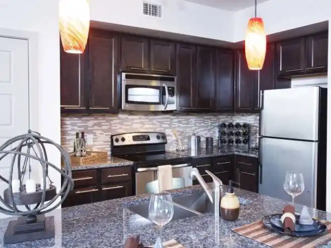 Rental by Apartment Wolf | The Fields Woodlake Square | 2630 Tanglewilde St, Houston, TX 77063 | apartmentwolf.com